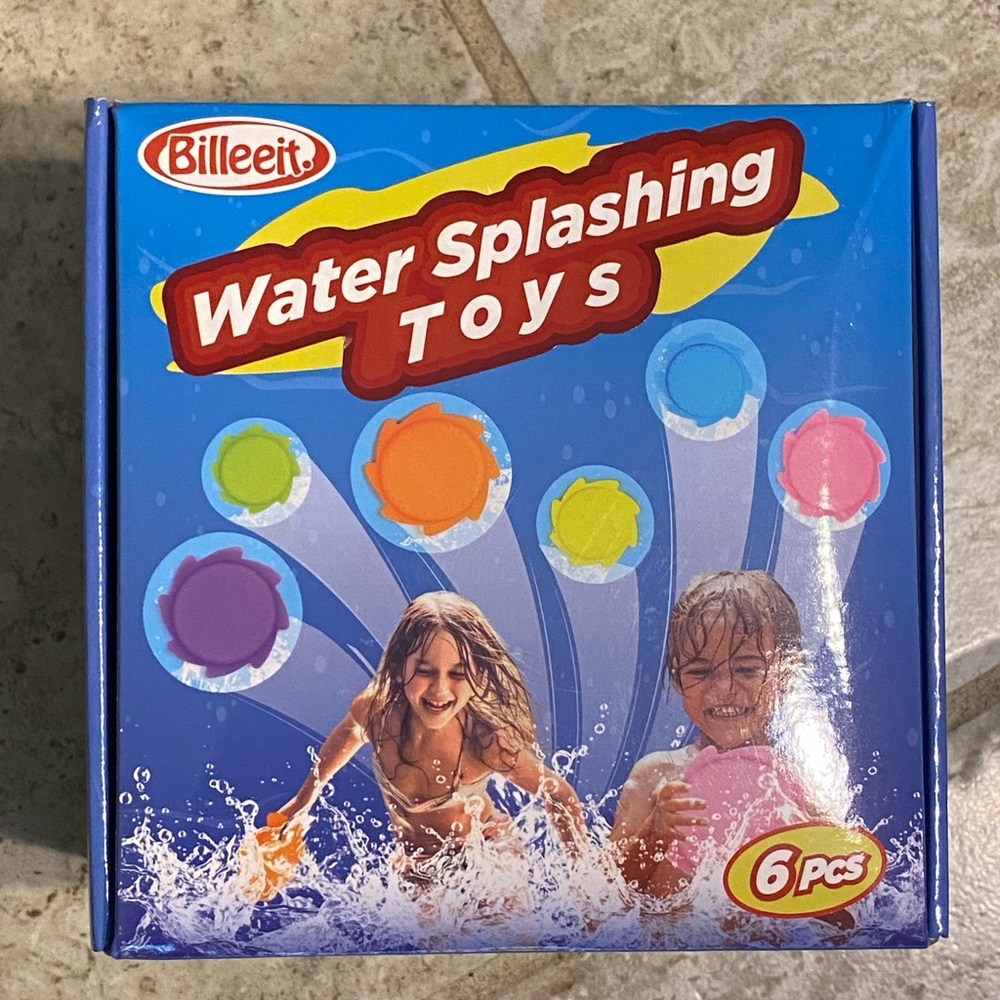Water Splashing Toys - Colorful Outdoor Fun Brand New Unopened